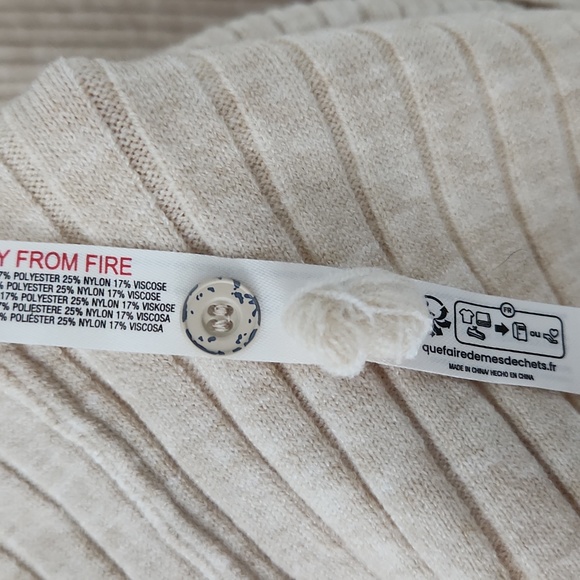 Anthropologie - Daily Practice Bell-Sleeve Sweater Mini Dress, Size XS, NWT - Picture 9 of 10